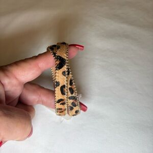Altar’d State‎ Magnetic Closure Faux Leopard Bracelet NWT